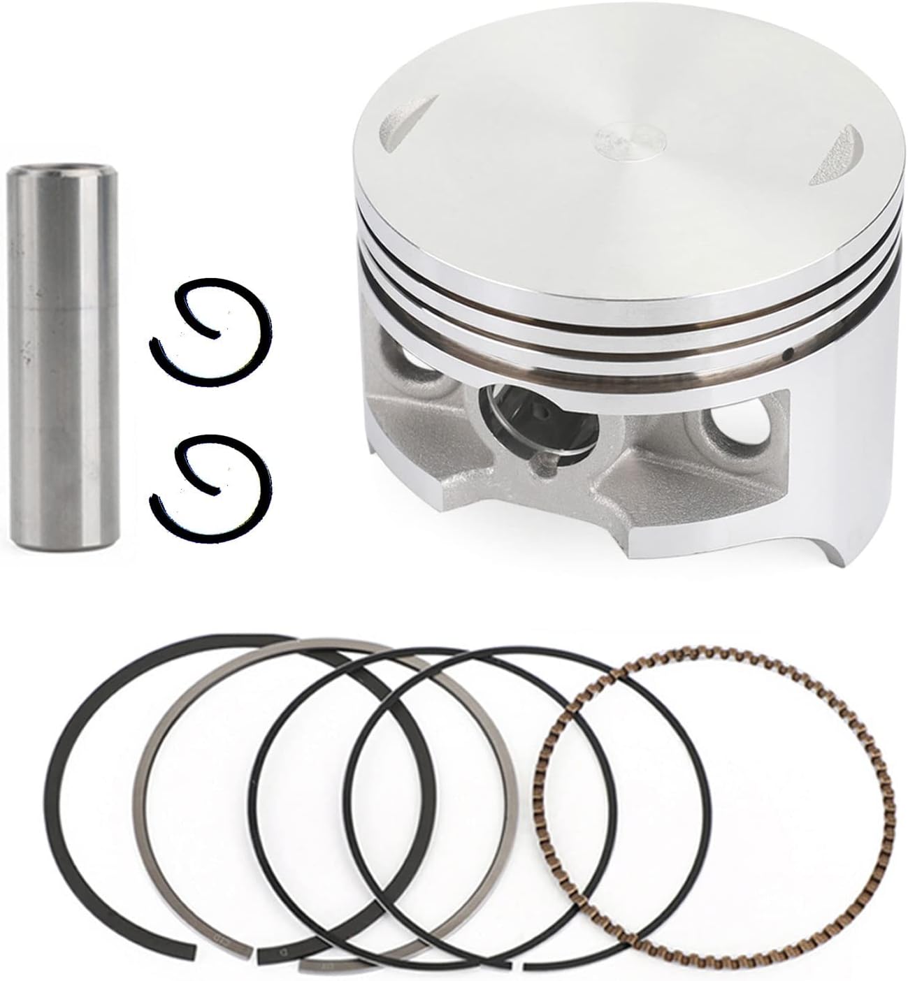 Kit de pistón de cilindro de 2.913 in, kit de reconstrucción de extremo superior del cilindro y anillo de pistón para Honda FourTrax 300 TRX300 2×4