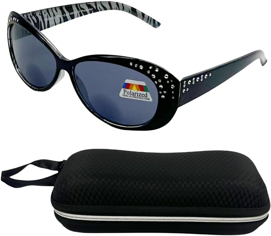 b21design Polarized Bifocal Reading Sunglasses for Women Classic Outdoor UV400 Sun readers Glasses Oversized 1.5 2.0 2.5