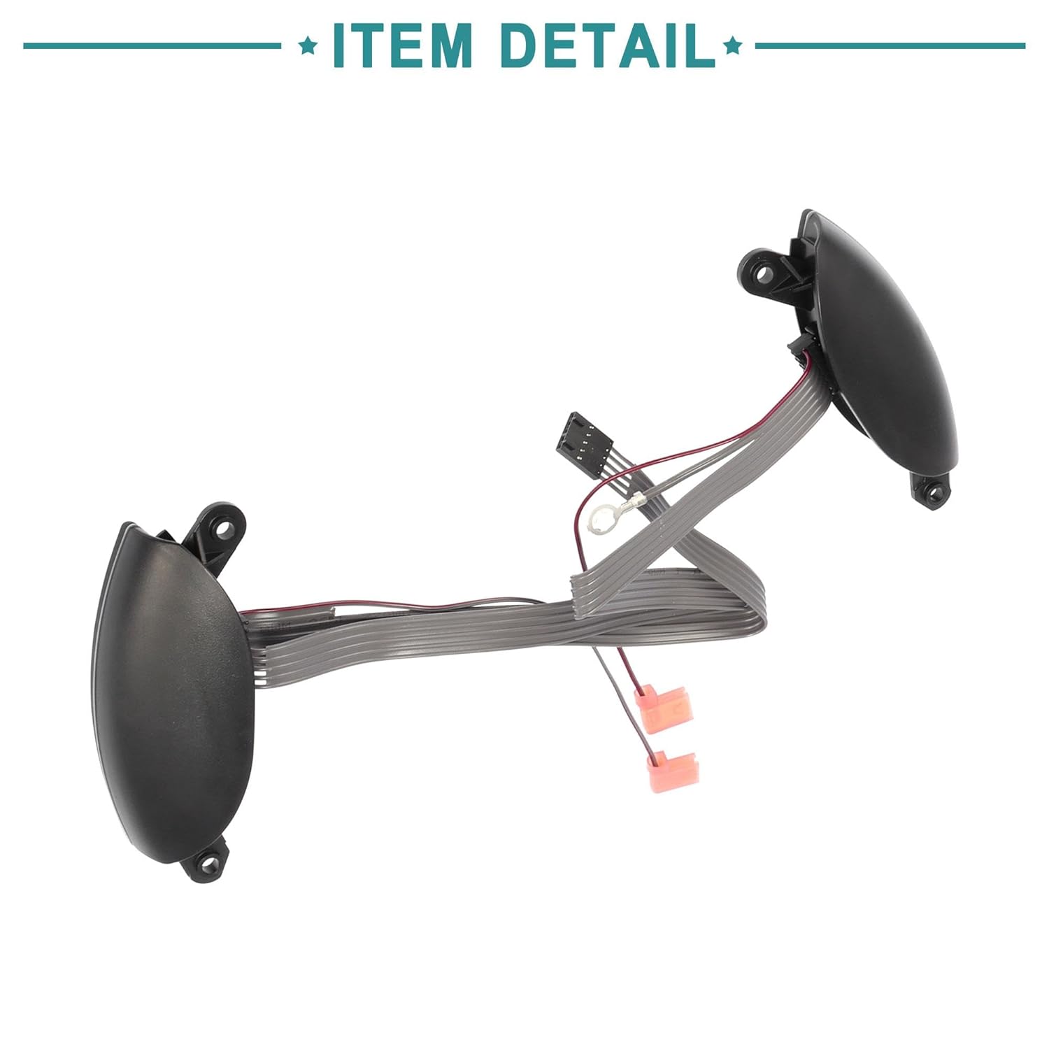 ACROPIX Botón del interruptor de control de crucero del volante delantero con cable para Ford para Ranger – Par de 1 negro
