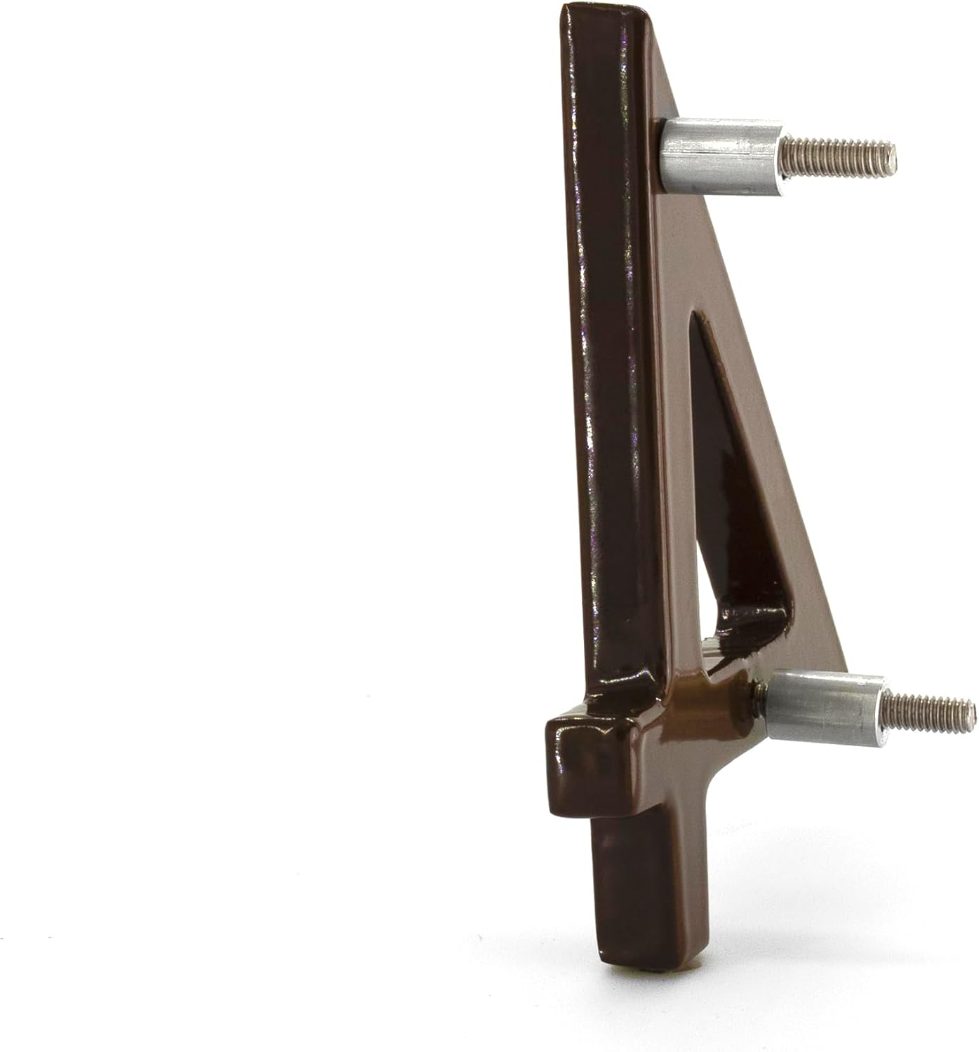 Montague Metal Products, MHN-08-F-RB1-4, Números de casa de dirección flotantes modernos de aluminio cepillado sólido, 8 pulgadas, bronce romano con