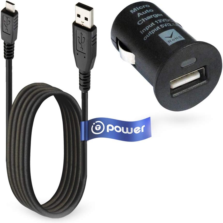T-Power – Adaptador de coche para Tomtom GPS Go Live a través de 825 120 1400, t, m, 1405 1430 1435 TM 1500 1530 t,m Adaptador automático de barco +