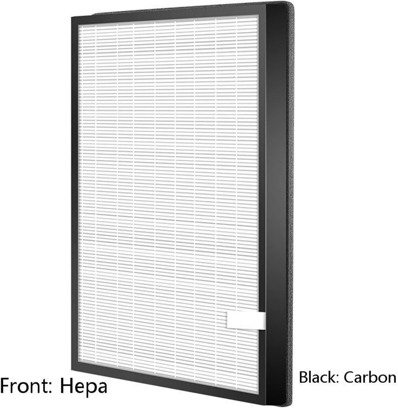 Filtro purificador de aire adecuado para Midea KJ20FE-NH1NH2NH3 Filtro KJ200G-D41C42 Elemento filtrante 12.205 * 9.449 * 1.378 in