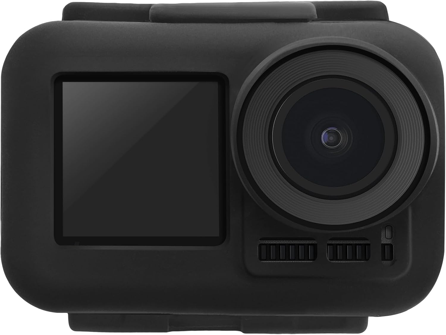 kwmobile Funda de silicona compatible con DJI Osmo Action 1 – Funda protectora para cámara – Negro