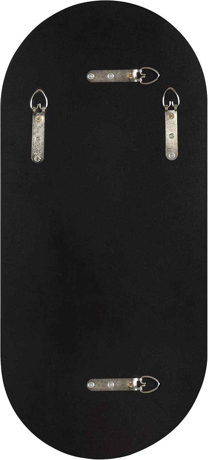 Kate and Laurel Caskill Glam – Juego de 3 espejos de pared, 10 x 22 pulgadas, color dorado, colección decorativa moderna de decoración de pared con