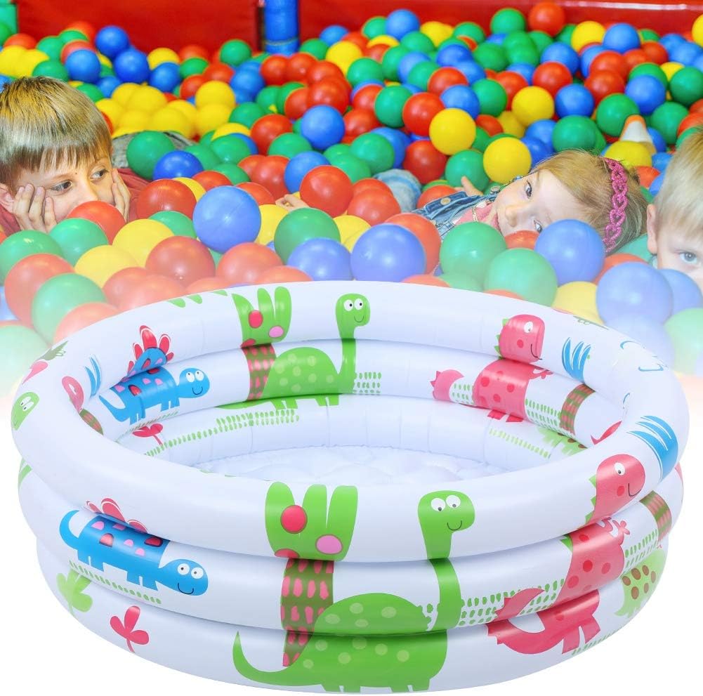 Mini piscina para bebés, la mini piscina de dinosaurio para niños se puede utilizar como un pozo de bolas o una caja de arena para niños para