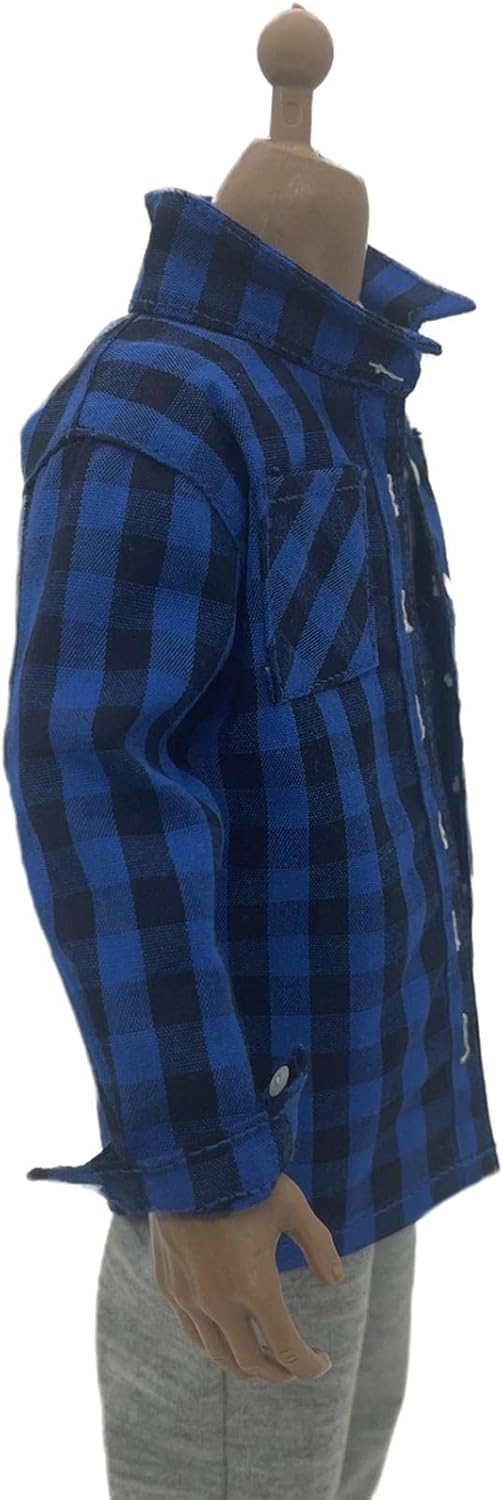 Esquirla Traje de camisa y pantalones a escala 16, regalos, ropa de muñeca, disfraz de ocio, accesorios de juguete de cosplay de 12 pulgadas macho