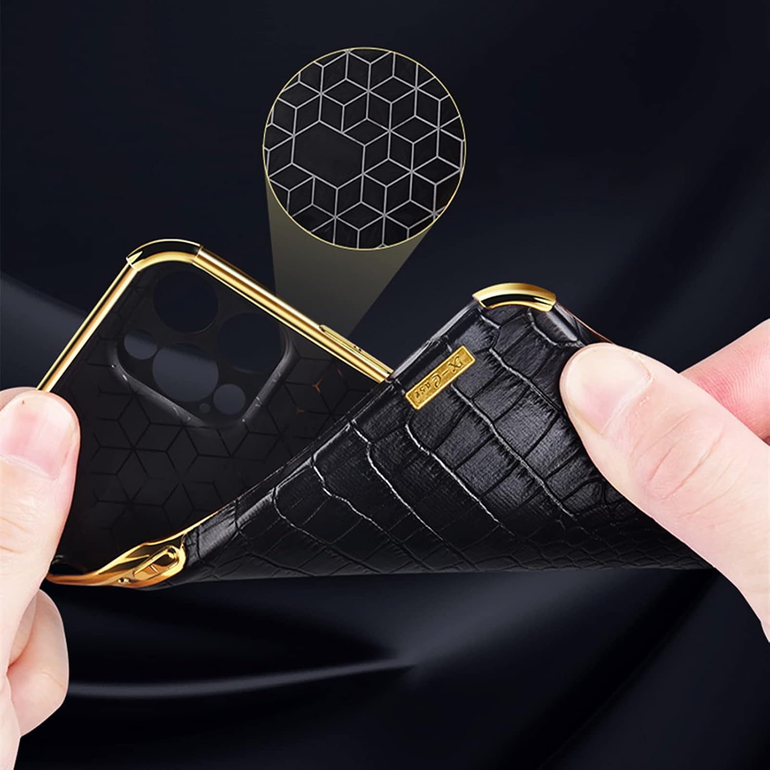GHMONKEY Funda de cuero suave de lujo para teléfono con soporte de anillo giratorio para Xiaomi Poco X3 X4 NFC Pro 5G Funda protectora de refuerzo