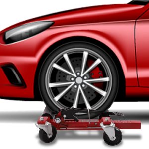 LENJKYYO Carretilla de rueda de automóvil, gato hidráulico de alta resistencia, 1300 libras, carrito de carga automática con pedal de trinquete, LENJKYYO Carretilla de rueda de automóvil, gato hidráulico de alta resistencia, 1300 libras, carrito de carga automática con pedal de trinquete,