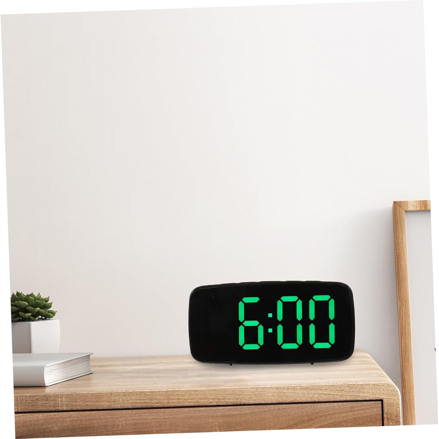 NUOBESTY Reloj despertador electrónico LED Reloj de oficina Reloj digital grande Reloj despertador Digital Reloj eléctrico Alarma Reloj despertador