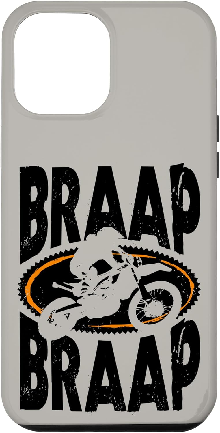 Funda para iPhone 14 Plus Braap Braap Motocross Motocross Dirtbike Biker