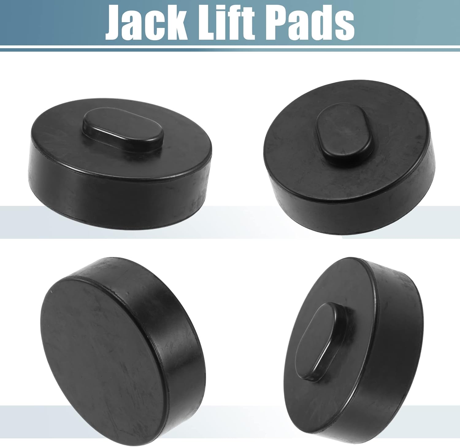 X AUTOHAUX Goma Jack Puck Jacking Lift Pad Jack Lift Point Pad Adaptador para Porsche 911 964 991 993 Soporte Punto Adaptador Jacking Trolly