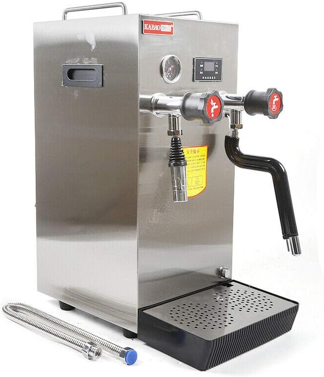 Espumador de leche comercial, máquina de espuma de agua hirviendo multiusos de 2.1 galón8L, 110 V 2500 W eléctrico completamente automático para