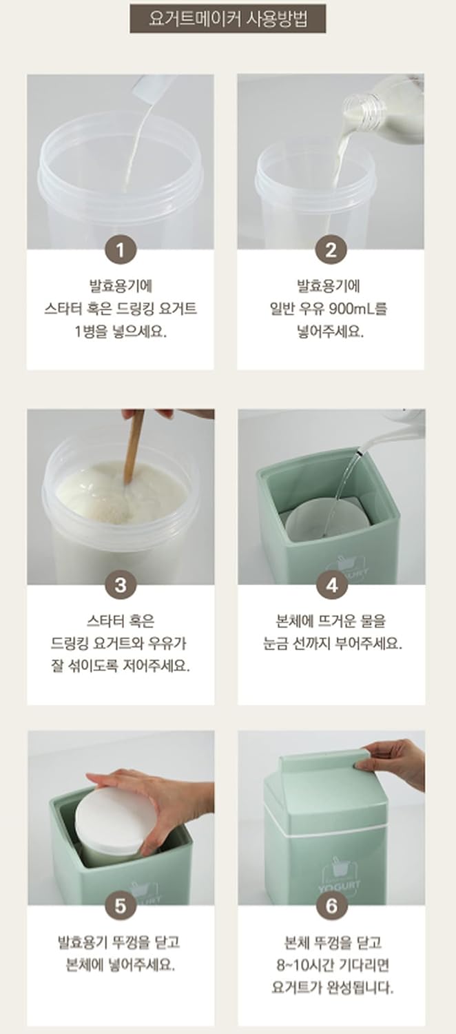 Roichen – Juego de máquina de yogur y queso, 3 colores (blanco)