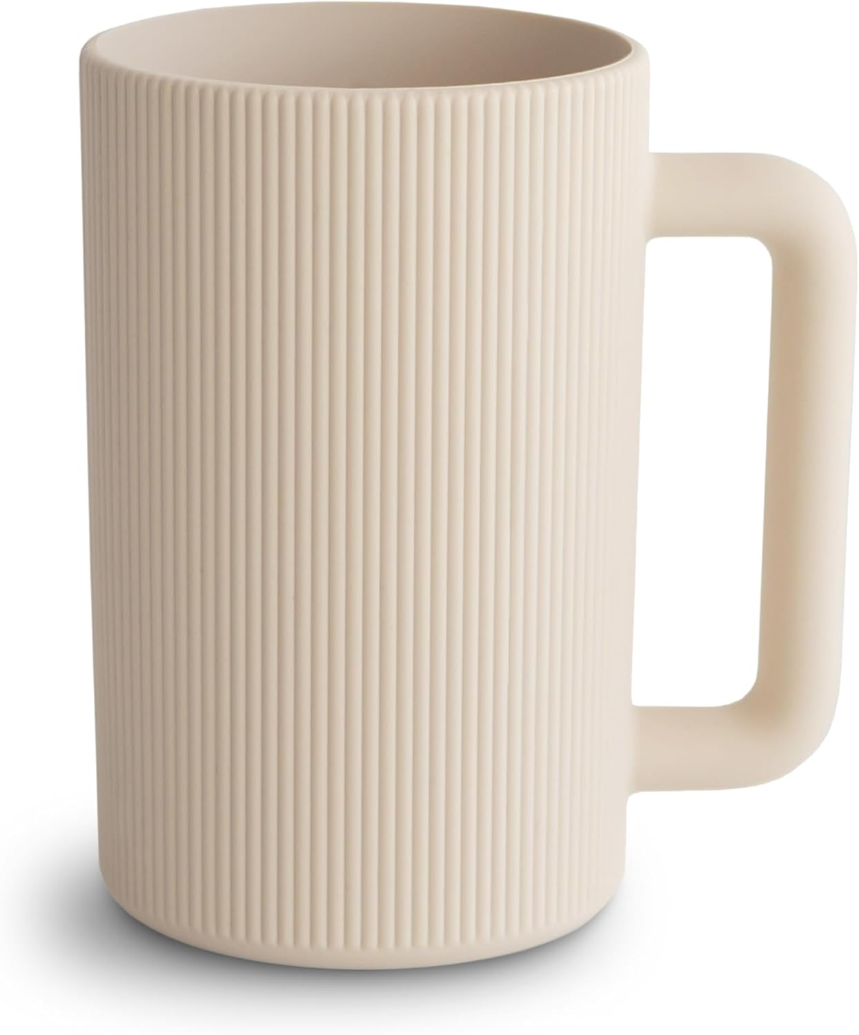 mushie Taza de enjuague de baño para bebés  100% silicona de grado alimenticio  Taza de enjuague para niños (arena movedora)