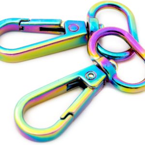 Broches giratorios de langosta arcoíris, 6 piezas de accesorios para bolso para hacer bolsos, cierre de langosta y ganchos giratorios (34 pulgadas) Broches giratorios de langosta arcoíris, 6 piezas de accesorios para bolso para hacer bolsos, cierre de langosta y ganchos giratorios (34 pulgadas)