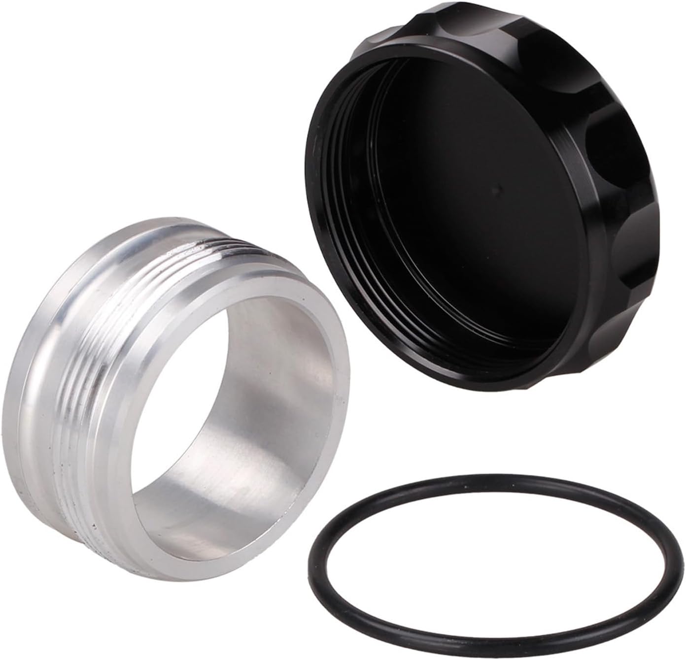 ZKFAR 1 tapón modificado para llenado de aceite de motor para automóvil, cubierta de tanque de agua de metal impermeable de 2 pulgadas, tapas de