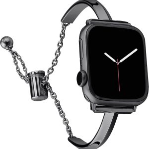 PlusRoc Correa de acero inoxidable compatible con Apple Watch Band de 1.496 in 1.575 in 1.614 in 1.654 in 1.732 in 1.772 in iWatch SE Series 9 8 7 6 PlusRoc Correa de acero inoxidable compatible con Apple Watch Band de 1.496 in 1.575 in 1.614 in 1.654 in 1.732 in 1.772 in iWatch SE Series 9 8 7 6