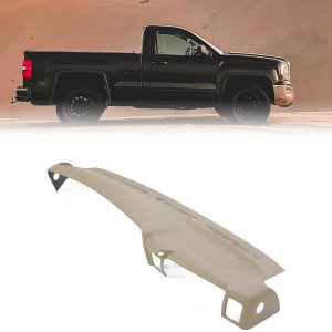 HECASA Cubierta de tablero compatible con camionetas GM 1999-2006 Tahoe Yukon Avalanche Suburban ABS pintado de plástico marrón claro claro cubierta HECASA Cubierta de tablero compatible con camionetas GM 1999-2006 Tahoe Yukon Avalanche Suburban ABS pintado de plástico marrón claro claro cubierta
