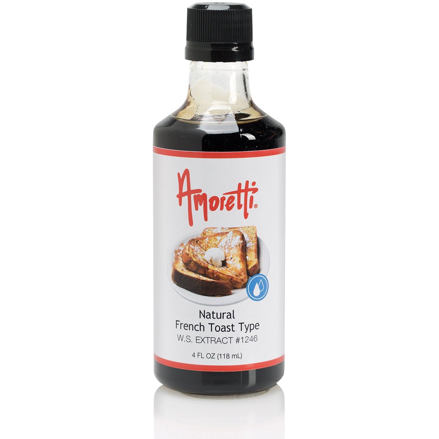 Amoretti – Extracto natural de tostadas francesas soluble en agua de 2 onzas – Altamente concentrado y perfecto para pasteles, salados, elaboración