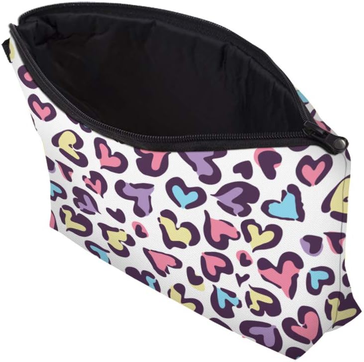 Aiphamy Bolsa de maquillaje de viaje linda bolsa de cosméticos pequeña bolsa de regalo para mujeres, Corazón, Casual
