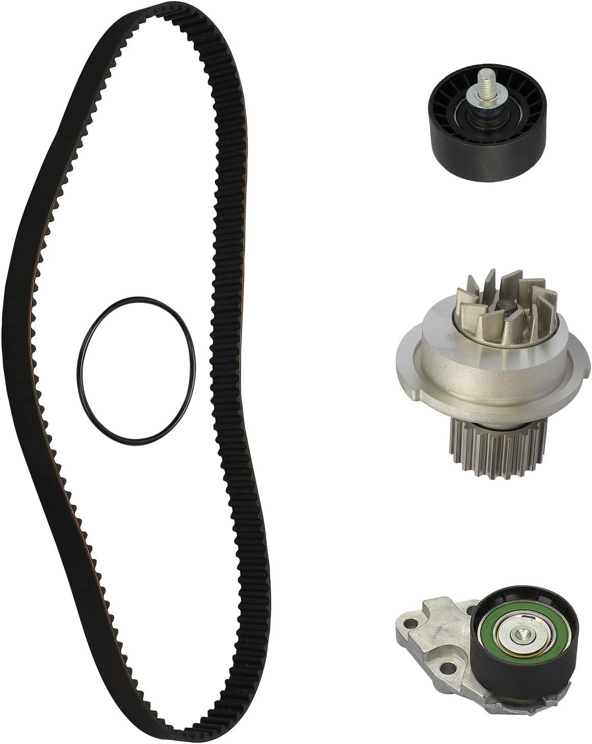 HARUMA Kit de correa de distribución del motor con bomba de agua 2004 2005 2006 2007 2008 para Chevrolet Aveo 1.6L