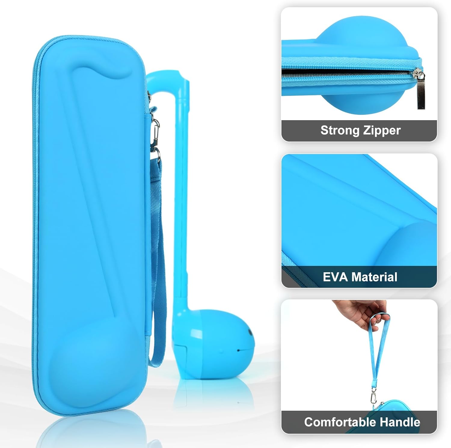 Funda rígida de transporte compatible con instrumento musical electrónico japonés Otamatone, sintetizador portátil diseñado para Otamatone bolsa de