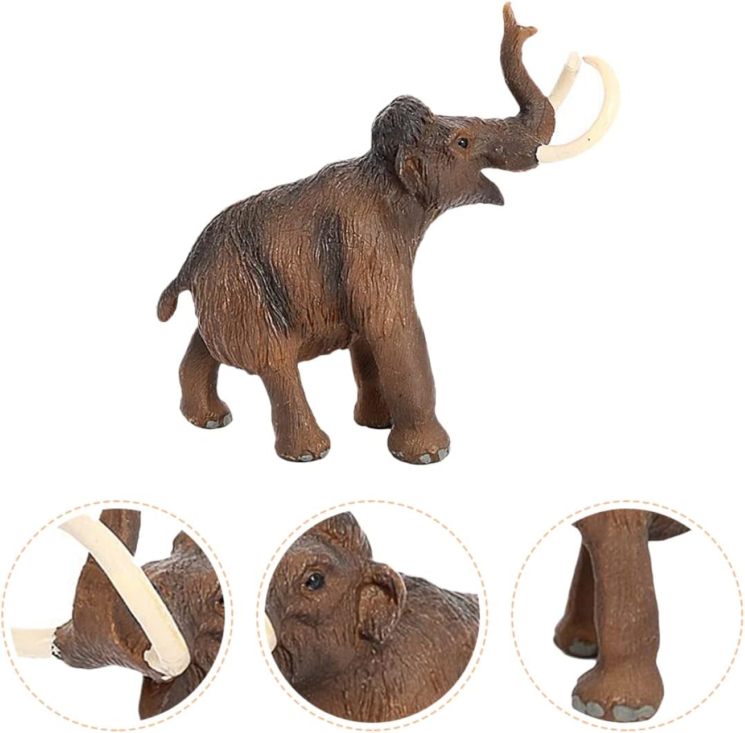 Juguete lanudo para elefantes Figuras Decoración del Hogar Regalo Niño Juguete Escultura de Elefante Wildin Out Suit Case Mini Estatua Animal Micro