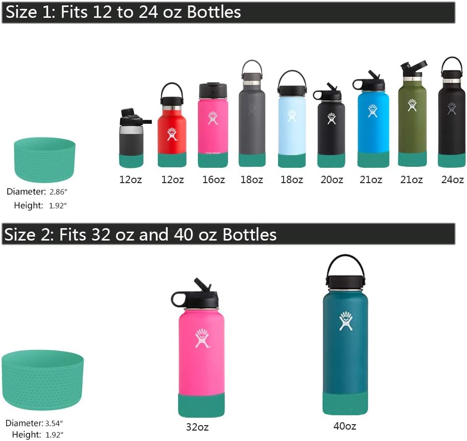 Funda protectora de silicona para botella de agua, simple, moderna, Takeya, Mira, termo de hierro y otras marcas de botella de agua, cubierta
