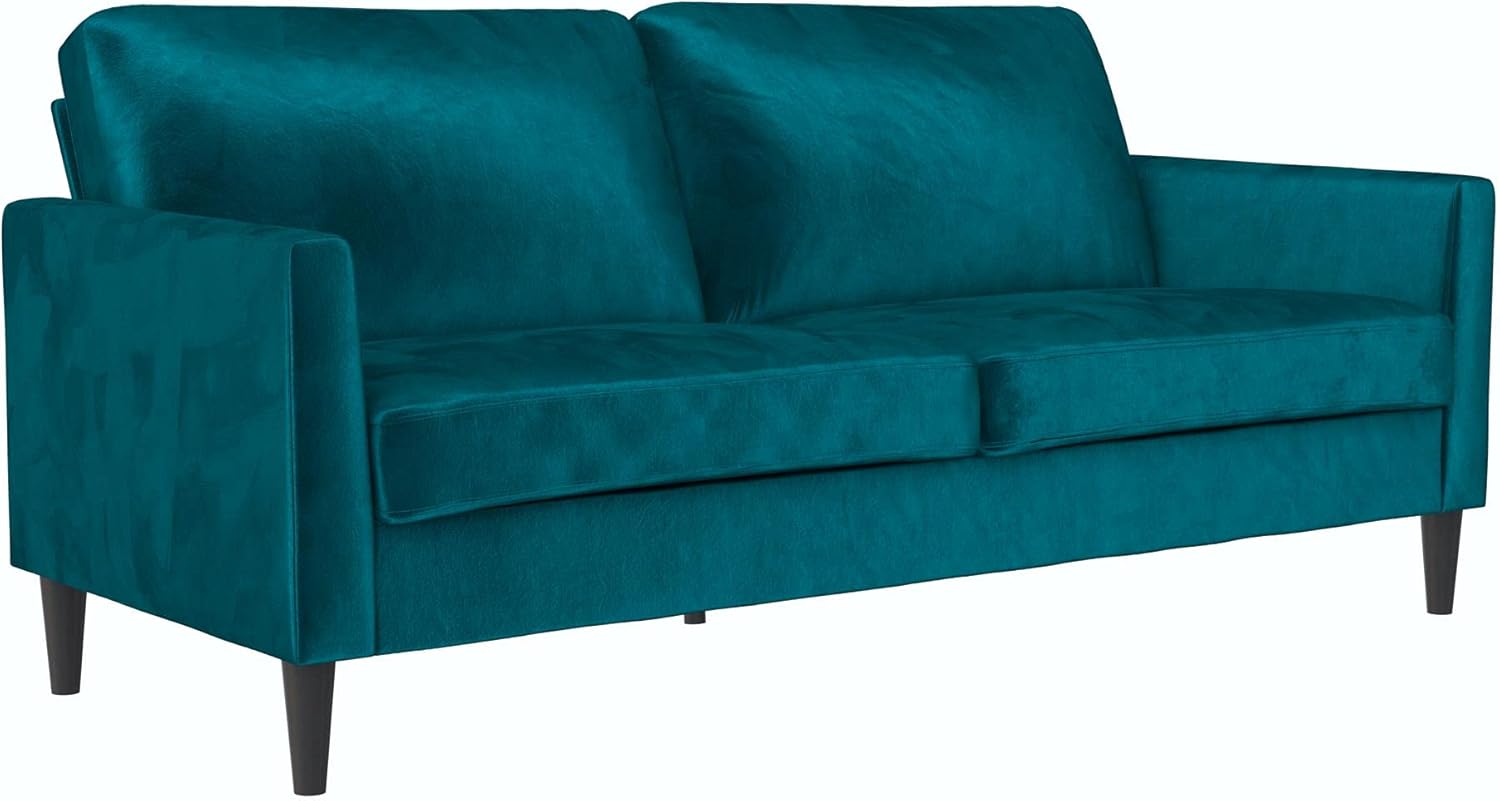 Mr. Kate, Winston – Sofá con resortes de bolsillo, terciopelo verde