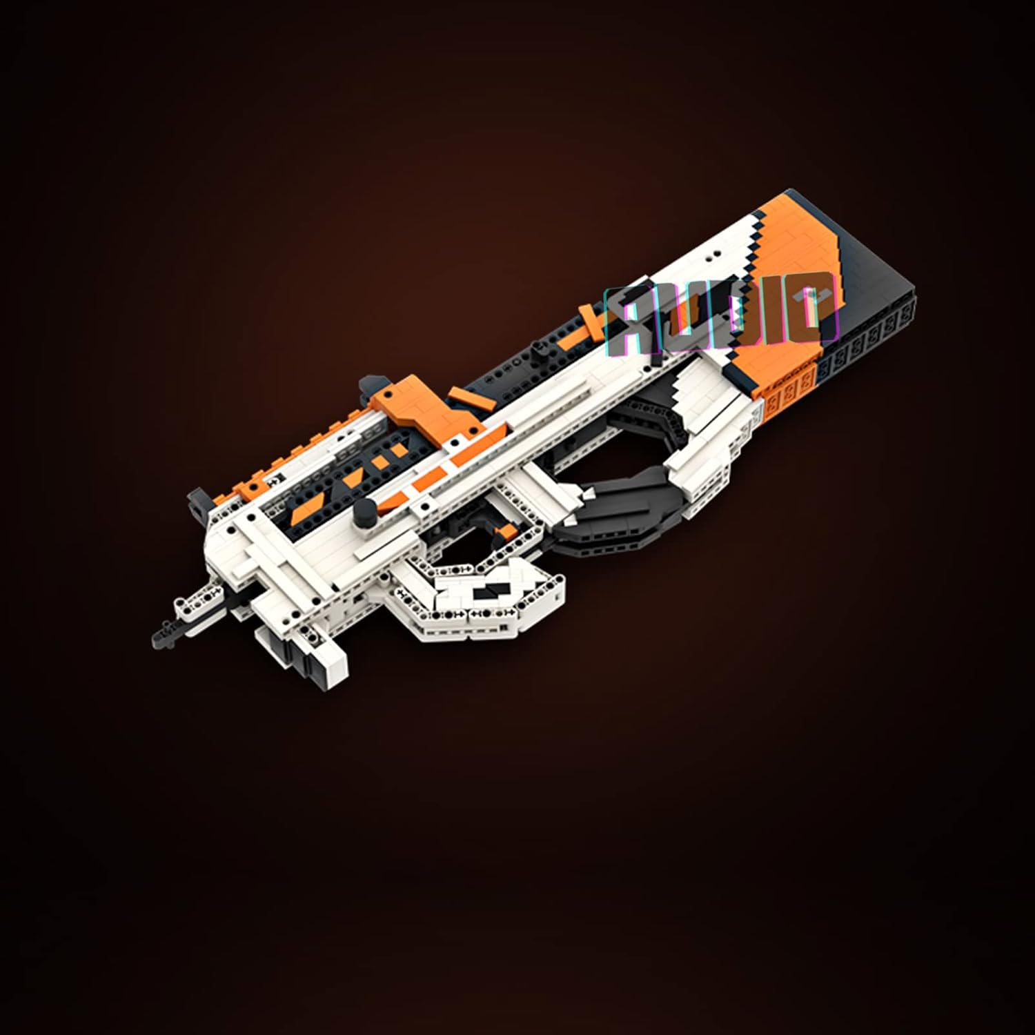 Audio Technics – Bloque de construcción de juguete de disparo simulado, modelo de juguete de disparo Technics P90, compatible con Lego Technic, más