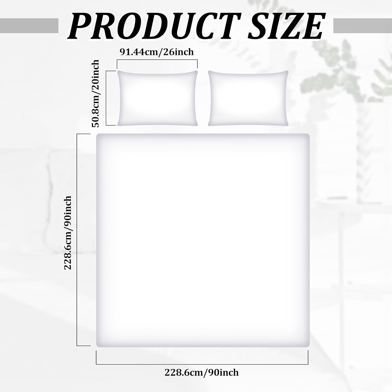 Peryiter Juego de funda de edredón de 3 piezas, impermeable, de algodón, suave, de hotel, 1 funda de edredón blanca con cierre de cremallera, 2