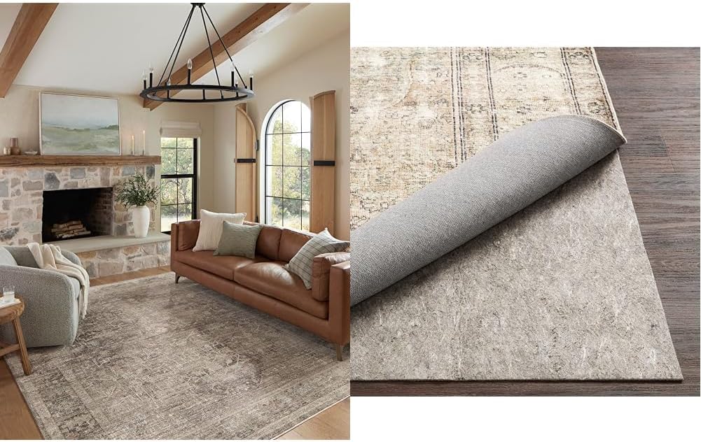 Loloi x Magnolia Home Millie MIE-03 – Alfombra de área de 7′-10″ x10′ 8′-0″ x10′