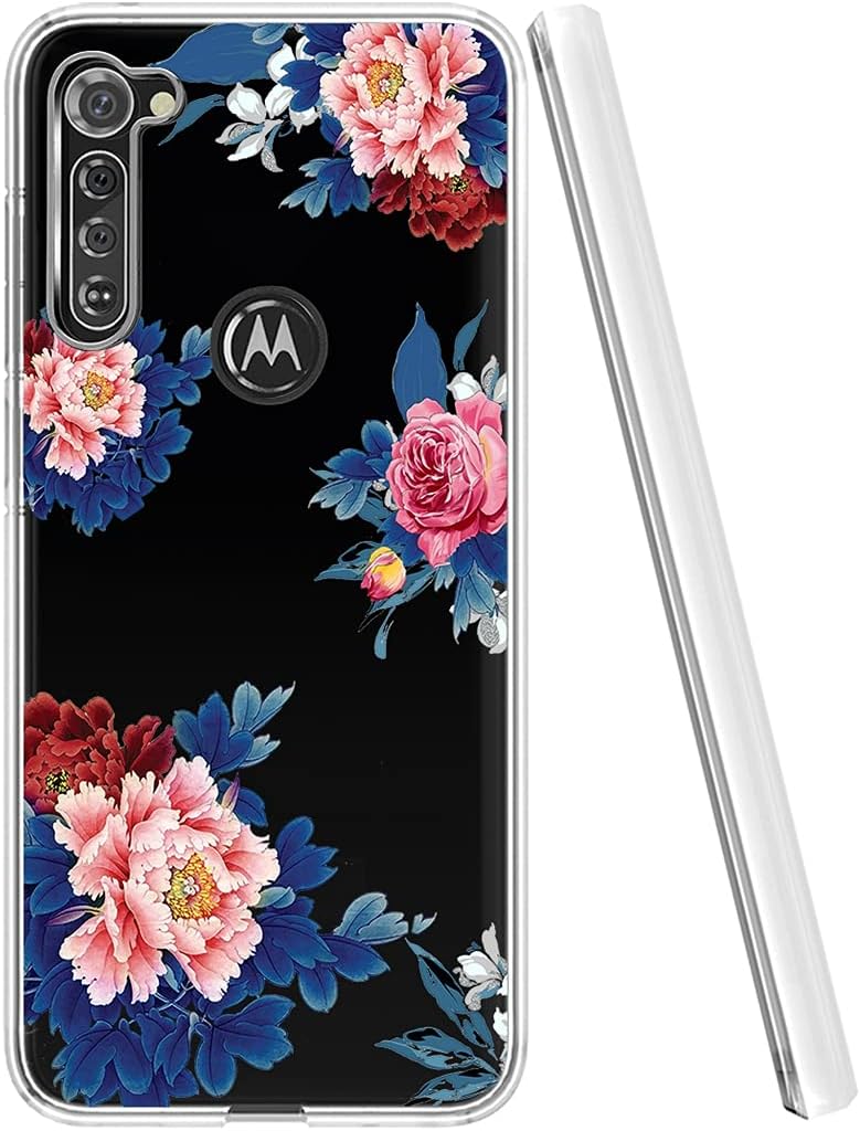 Tothedu Funda protectora para Moto G Stylus 2020, Motorola G Stylus para niñas, transparente, delgada, a prueba de golpes, suave, flexible, de