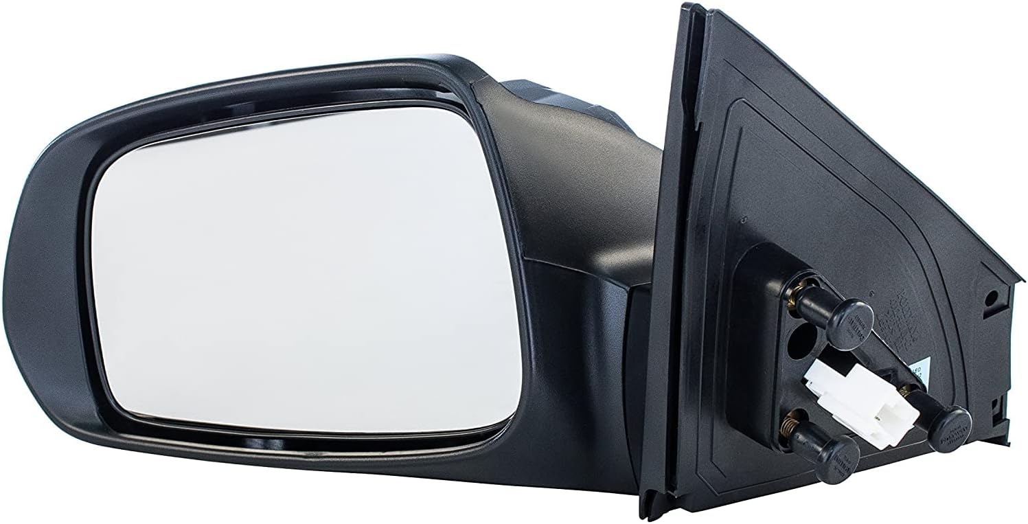 Dependable Direct Espejo lateral del conductor compatible con Scion tC 2005-2010, sin pintar, no calentado, no plegable, funciona con energía,