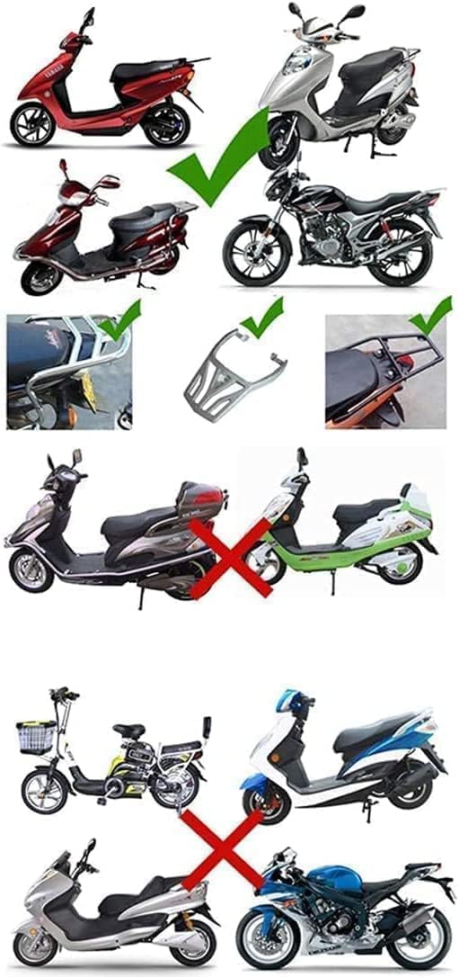 Funda superior para motocicleta, caja trasera para motocicleta, maletero, motocicleta, scooter, caja de equipaje de cola, funda de almacenamiento