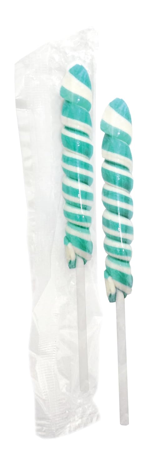 Unicorn Pops – 24 paletas de unicornio envueltas individualmente, recuerdos de fiesta de unicornio, bufés de dulces, paletas a granel (frambuesa