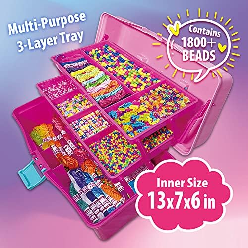 TBC The Best Crafts Kit de fabricación de joyas de bricolaje, juguetes creativos de arte y manualidades para niños de 3 años en adelante