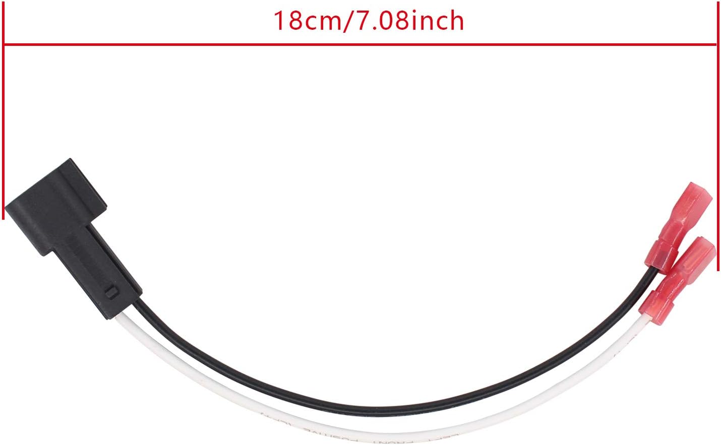 XtremeAmazing Cable de cableado de cable de arnés de altavoces de radio de coche de 4 piezas con conector adaptador