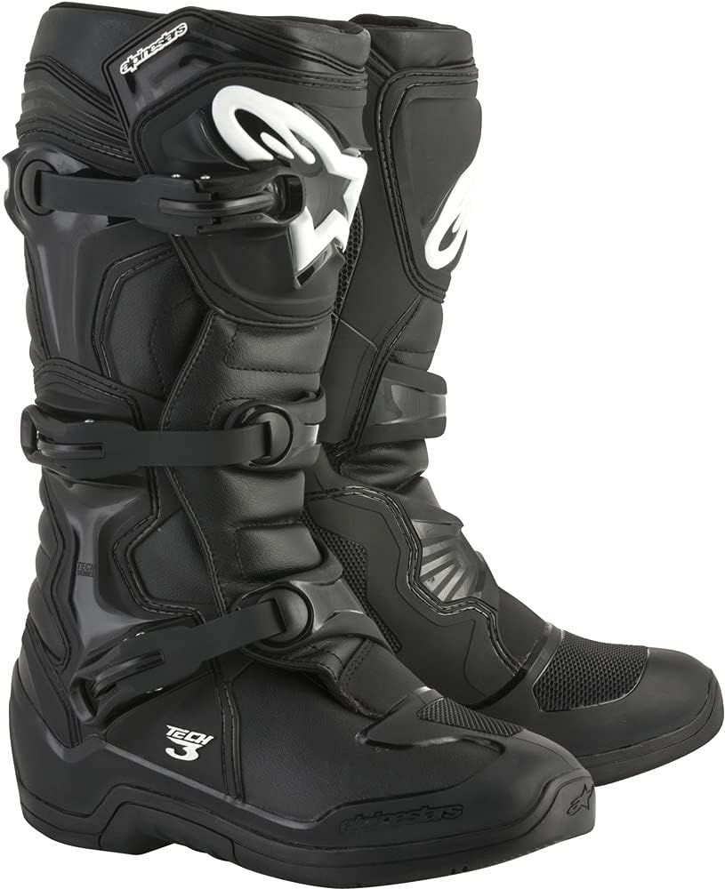 Alpinestars – Botas Tech 3 de color negro, talla 9, 2013018-10-9