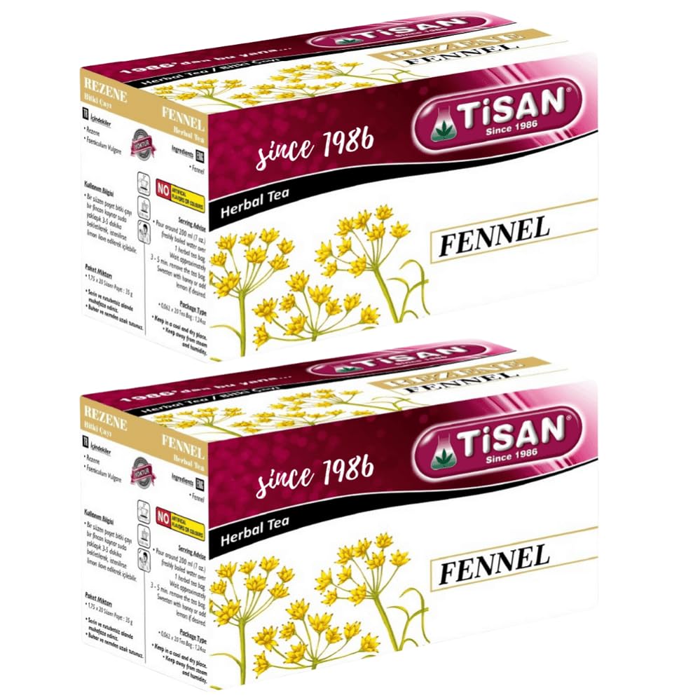Té de hinojo de Tisan – 2 cajas en total 40 bolsas de té