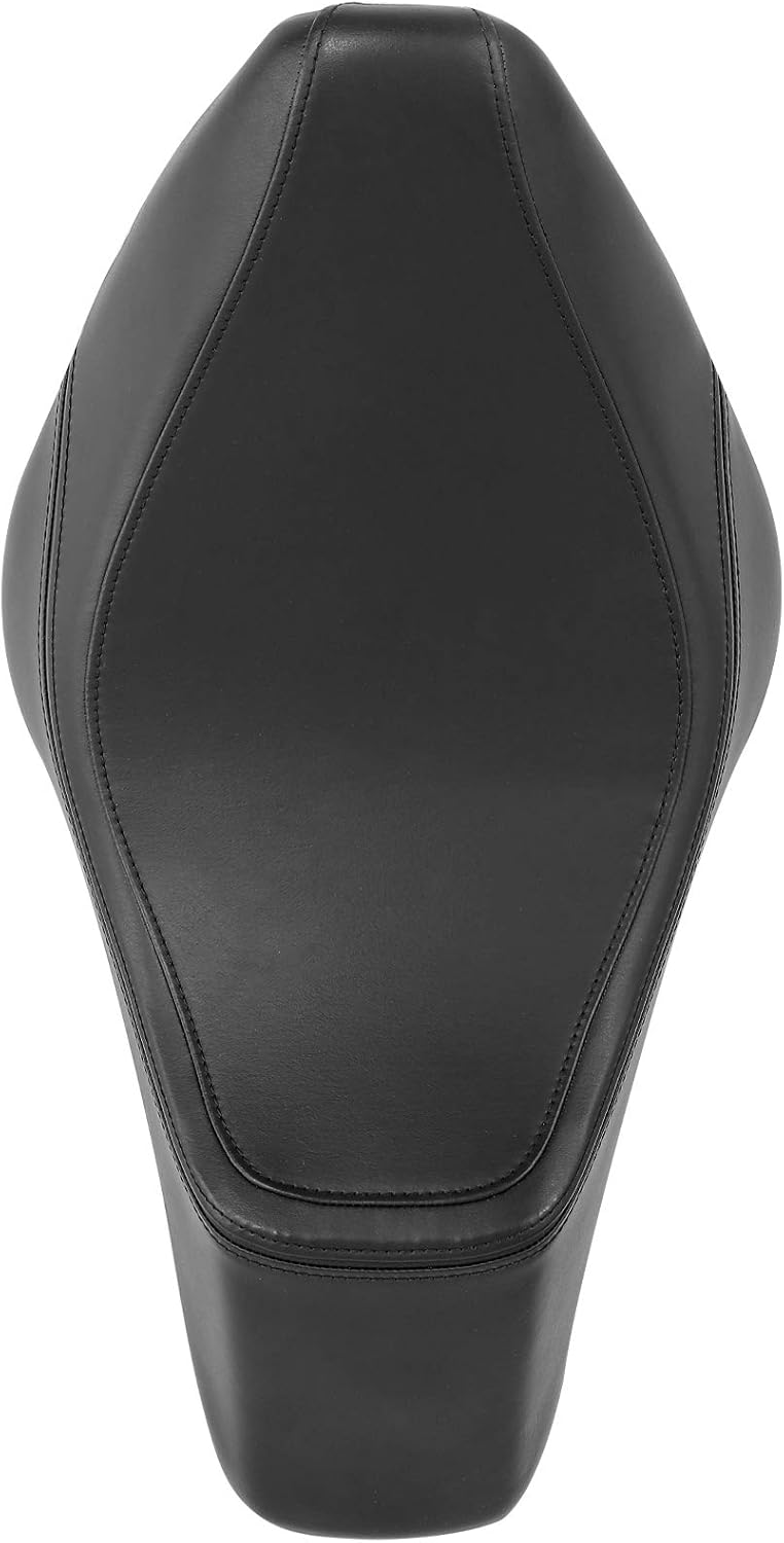 Asiento individual de conductor de motocicleta negro para Harley Softail FLDE FLHC FLHCS FLSL FXBB 2018-2022