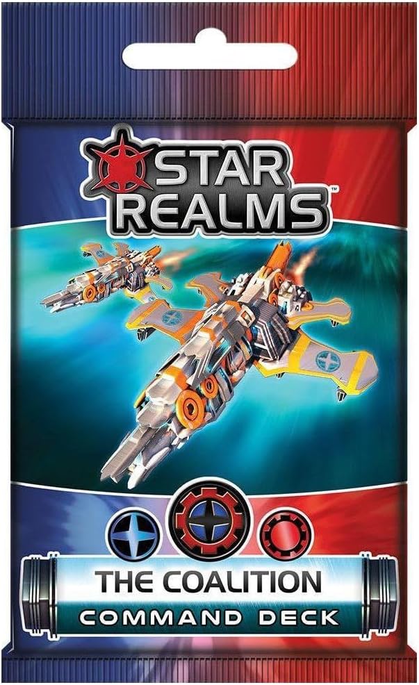 Star Realms Command Deck The Coalition  Command Deck  Juegos de cartas para adultos y niños y familia  18 cartas por paquete