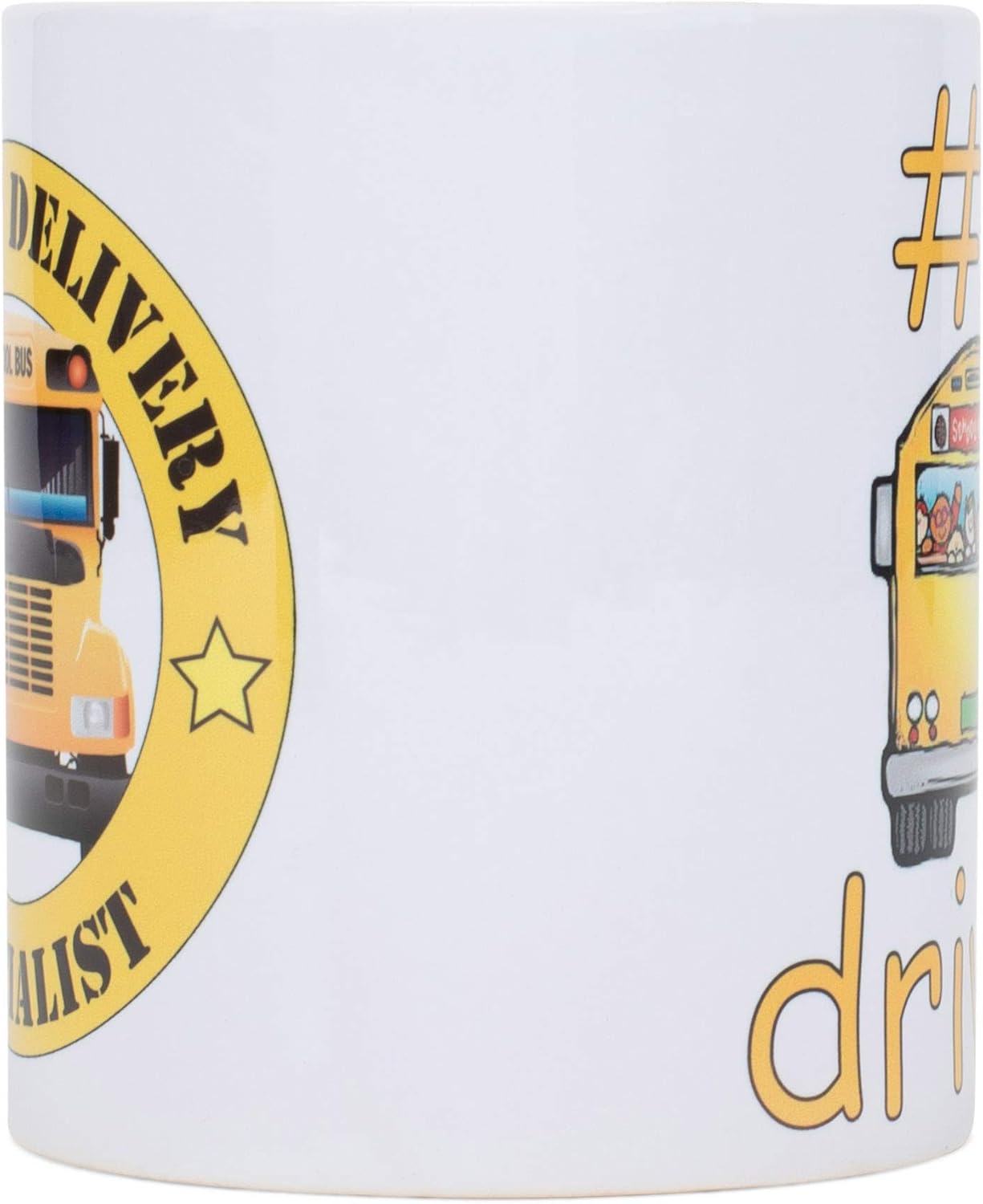 Dicksons Student Delivery Specialist Number One Bus Driver Taza de café de cerámica de 11 onzas