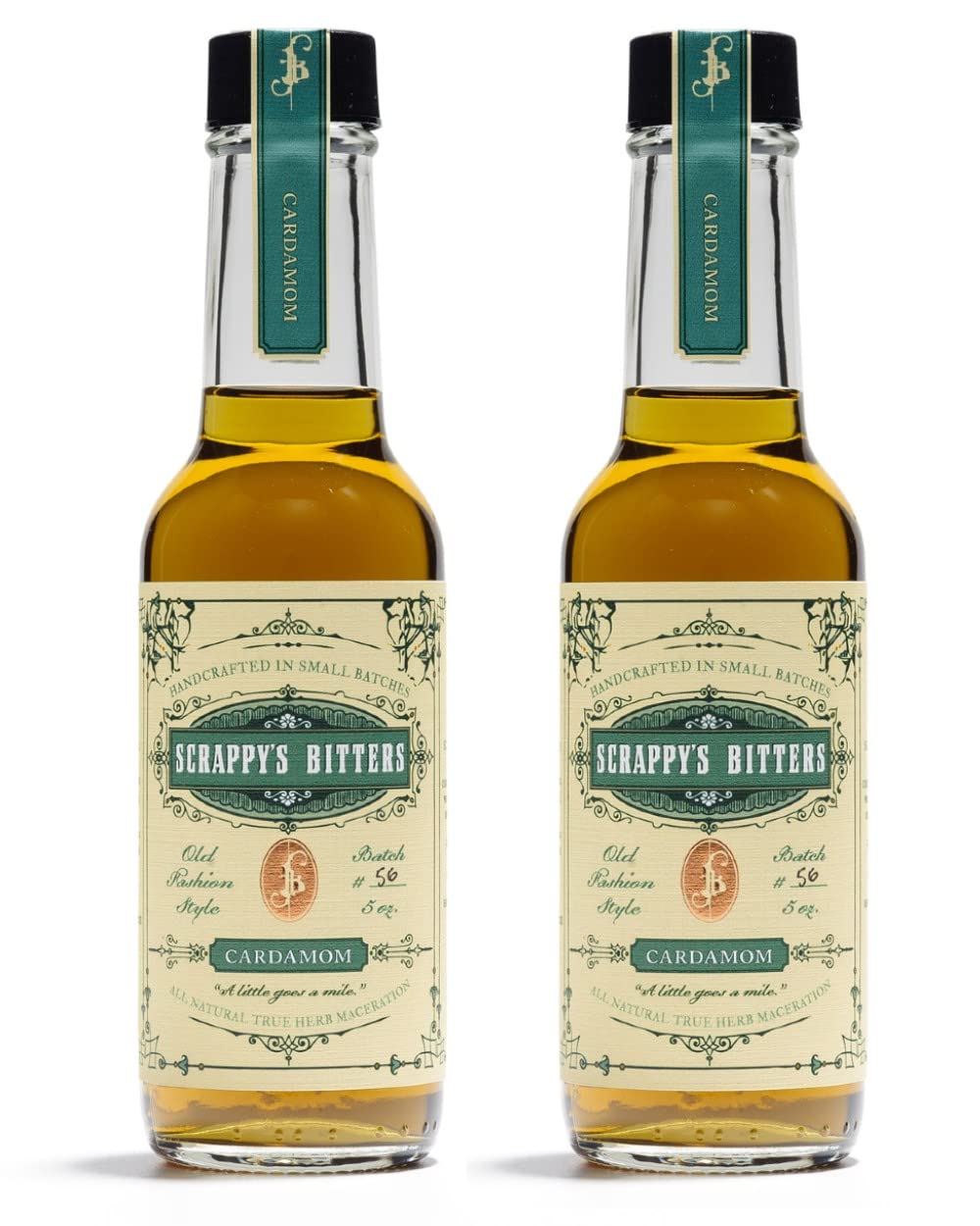 Scrappy’s Bitters, Cardamomo, paquete de 2 botellas
