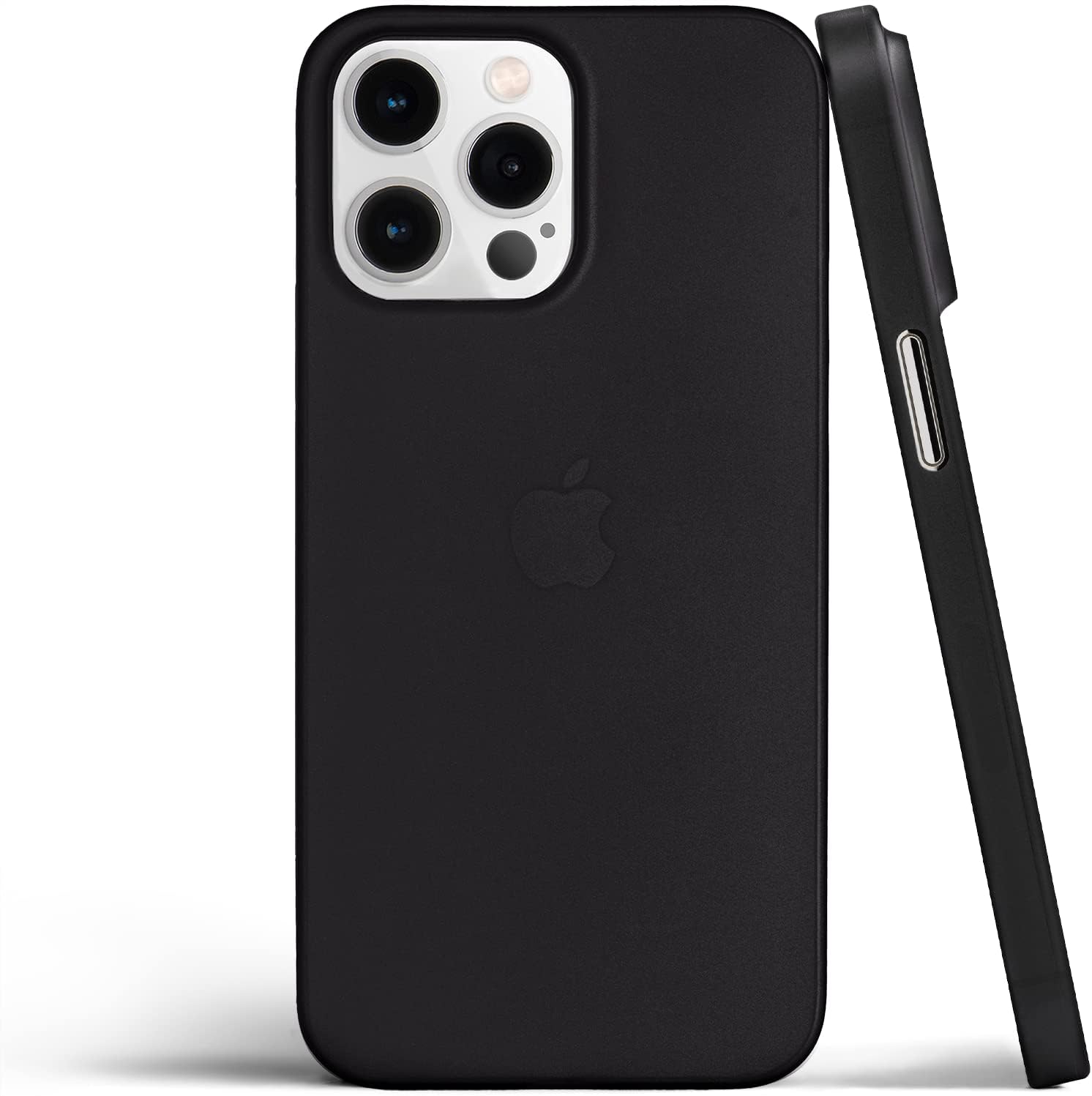 totallee Funda delgada para iPhone 15 Pro Max, la cubierta más delgada y minimalista para Apple iPhone 15 Pro Max (2023) (negro escarchado)