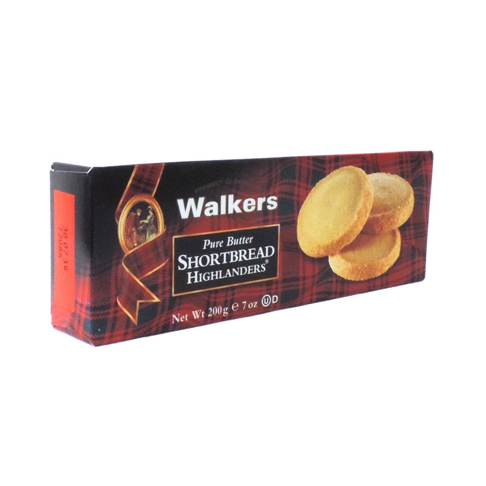 Walkers – Pure Butter Shortbread Highlanders – 7.05 oz (caja de 12)