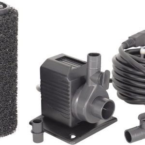 Spaces Places DP250DP290 Bomba de filtro de esponja sumergible de 250 GPH para estanques interioresexteriores, fuentes, jardines acuáticos, color Spaces Places DP250DP290 Bomba de filtro de esponja sumergible de 250 GPH para estanques interioresexteriores, fuentes, jardines acuáticos, color