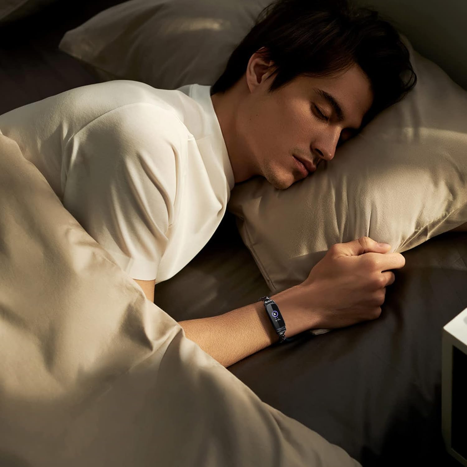 Bolesi Compatible con correas Fitbit Luxe, correa delgada de metal de acero inoxidable, correas ajustables de repuesto para reloj inteligente Fitbit