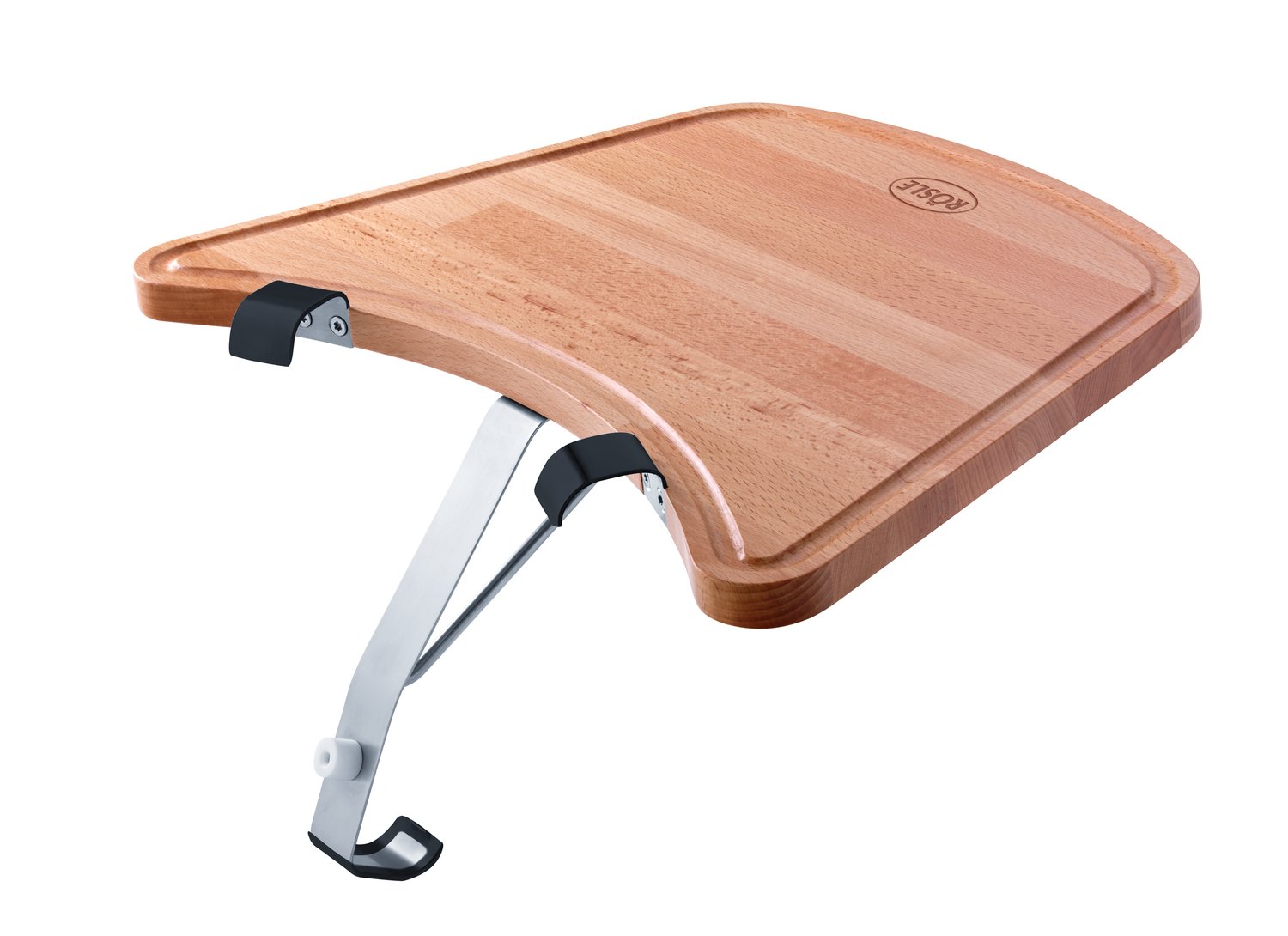 Rösle 25025 Mesa de parrilla desmontable para barbacoa, color negro