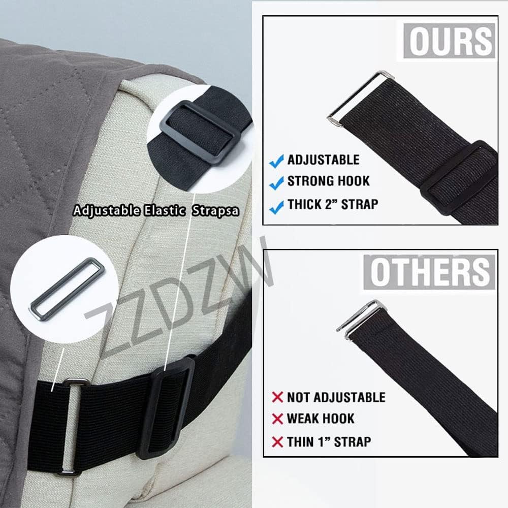 Fundas para sofá de 3 plazas y 124 plazas, funda antideslizante para sofá, funda protectora para gatos y perros, funda acolchada suave para muebles